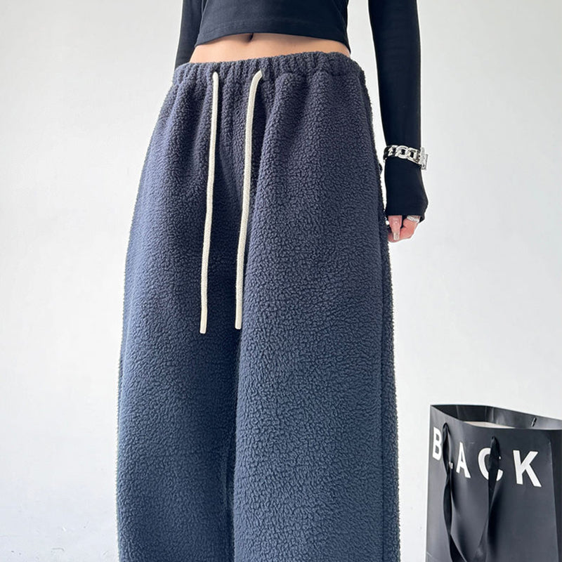 Gemütliche Komfort | Fleece-Hose mit Bündchen und Taschen