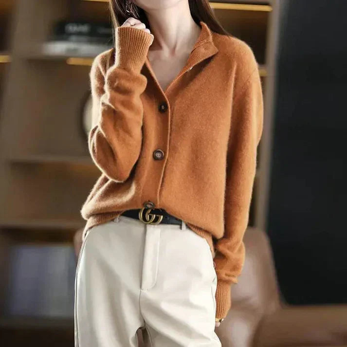 Kristine | Edler Cardigan aus feinem Kaschmir
