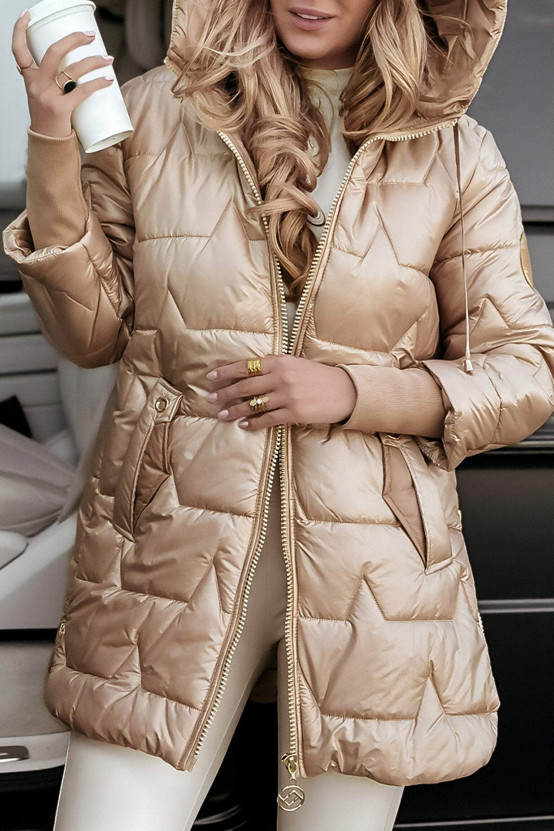 Astrid | Herbstjacke aus Baumwolle im modernen Stil