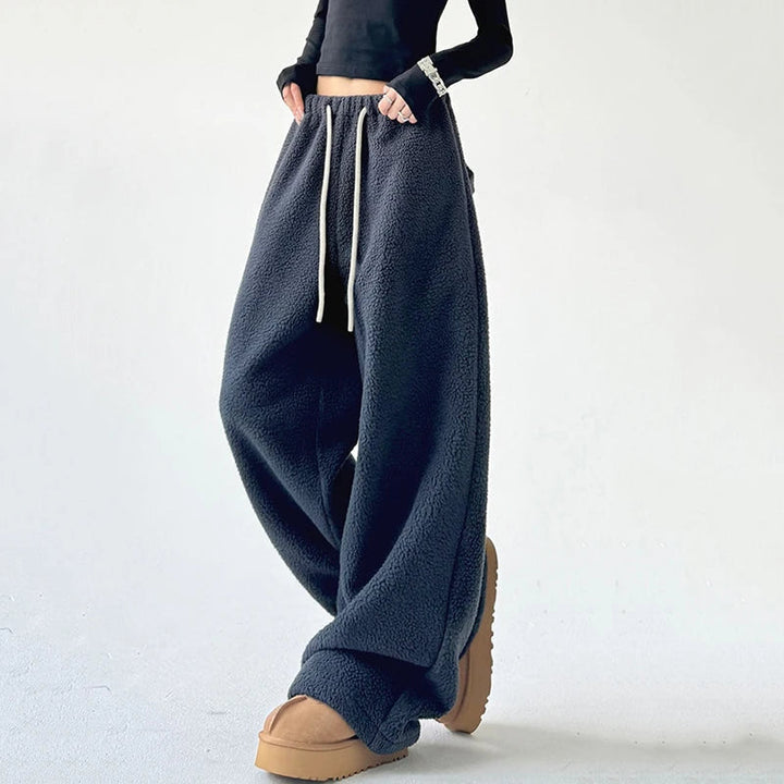 Gemütliche Komfort | Fleece-Hose mit Bündchen und Taschen