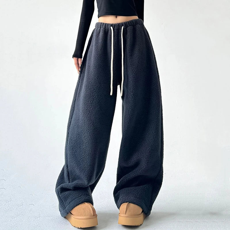 Gemütliche Komfort | Fleece-Hose mit Bündchen und Taschen