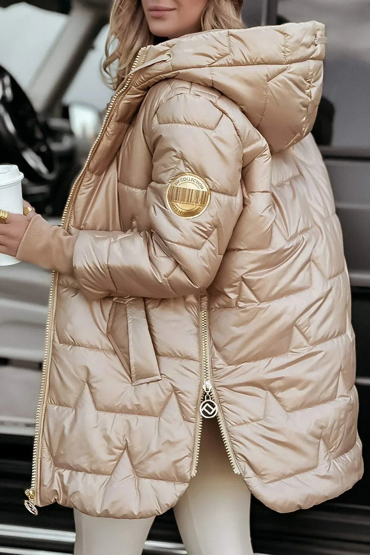 Clara | Warmer Wintermantel mit eleganter Kapuze