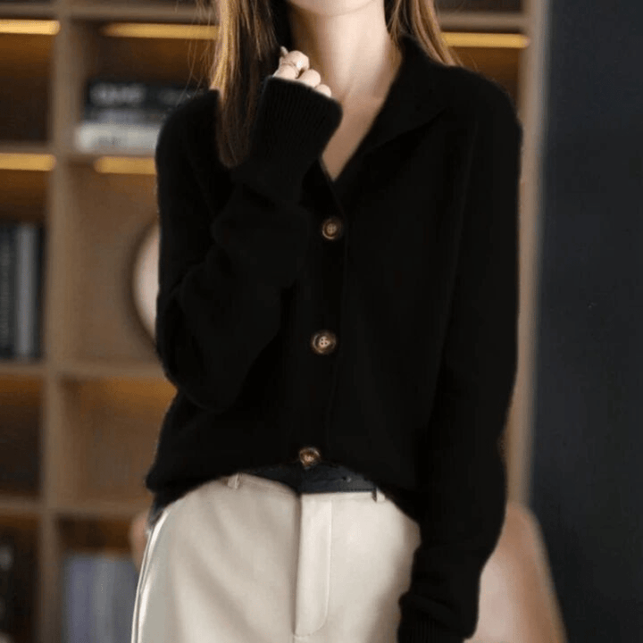 Lena | Strick-Cashmere-Gilet im eleganten Design