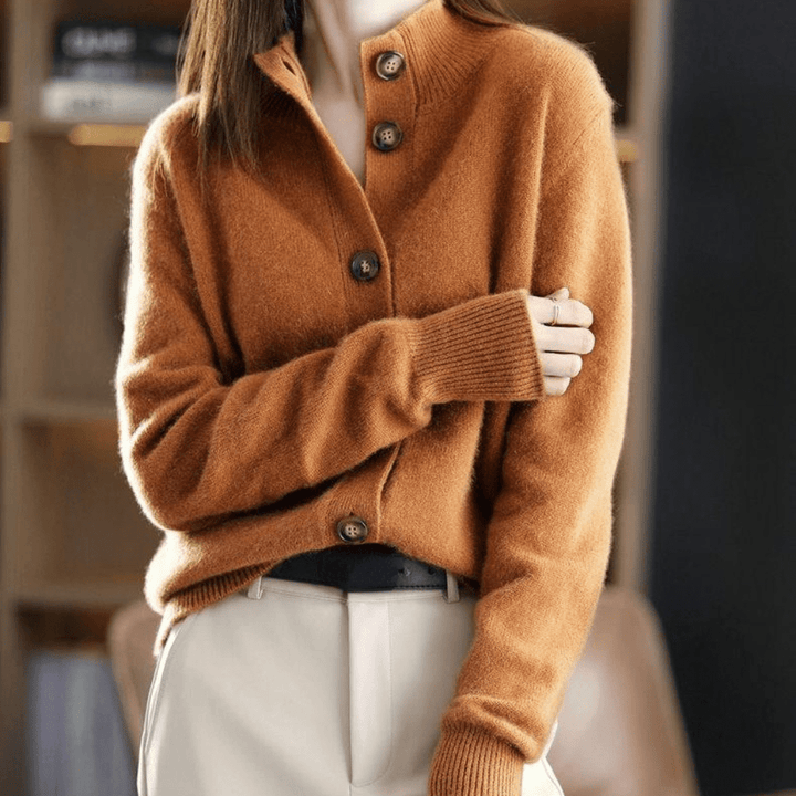 Lena | Strick-Cashmere-Gilet im eleganten Design
