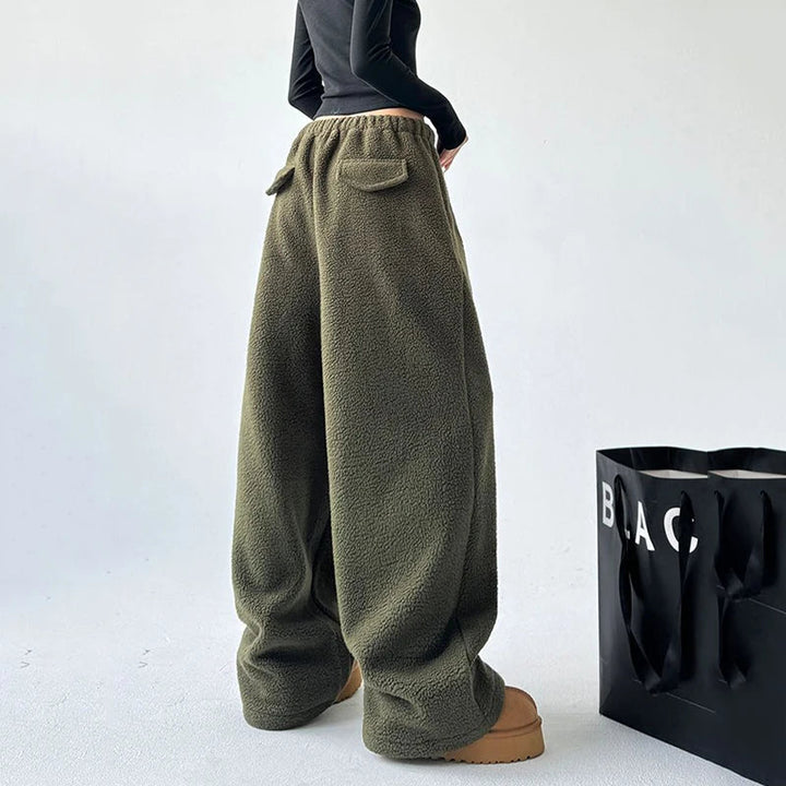 Gemütliche Komfort | Fleece-Hose mit Bündchen und Taschen