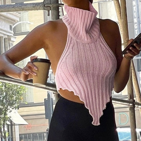 Stricktop mit elegantem Schnitt für sommerliche Outfits