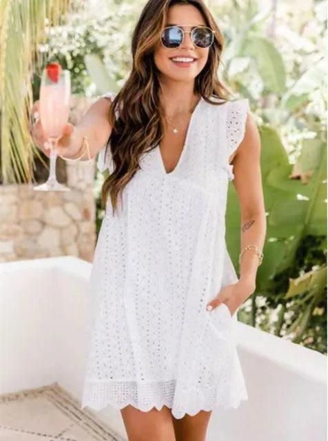 Reinhilda Spitze Haven Kleid für besondere Momente