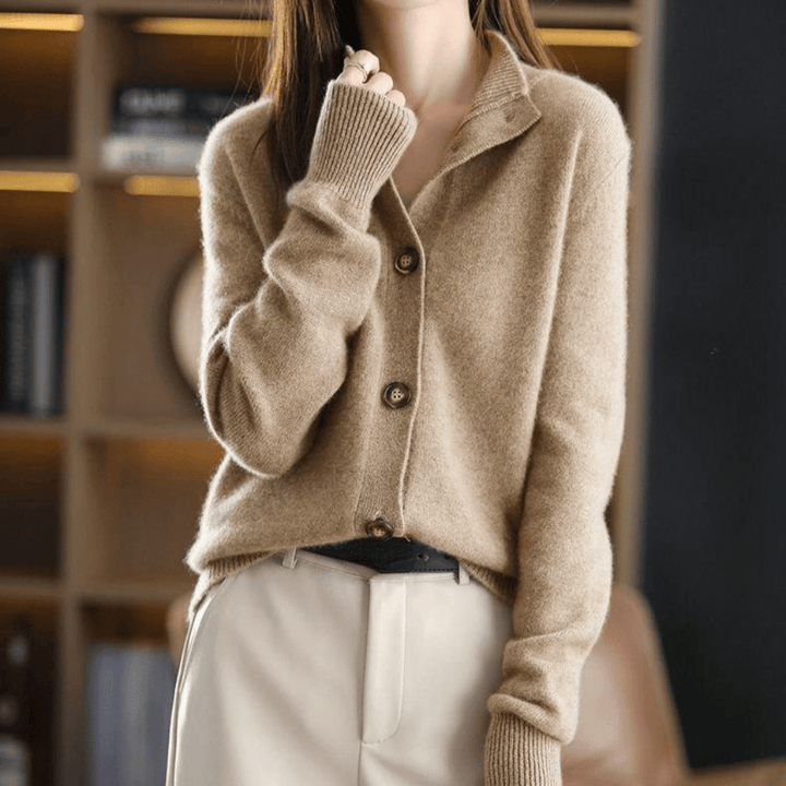 Lena | Strick-Cashmere-Gilet im eleganten Design