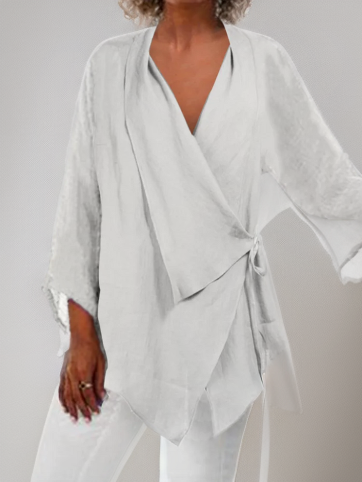 Tunika mit unregelmäßigem Saum & elegantem Schnitt