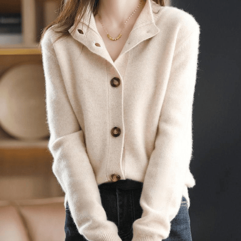 Hanna | Stilvolles Damen Strick-Gilet modern