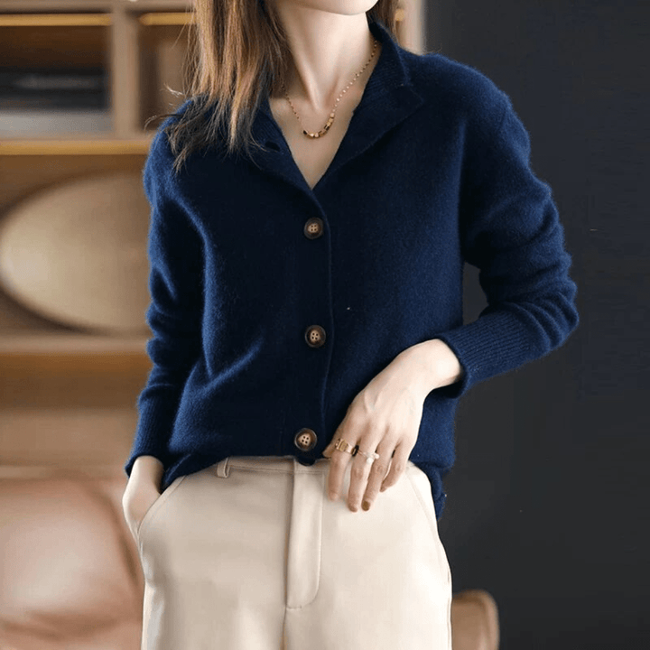 Hanna | Stilvolles Damen Strick-Gilet modern