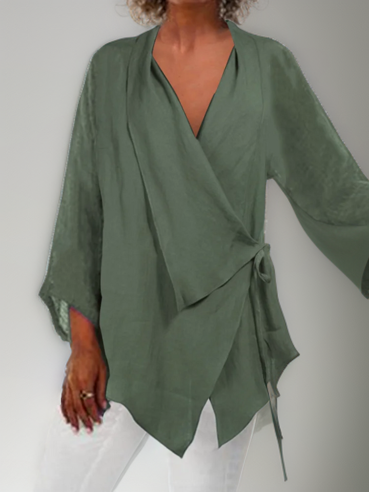 Tunika mit unregelmäßigem Saum & elegantem Schnitt