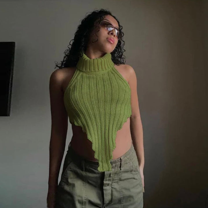 Stricktop mit elegantem Schnitt für sommerliche Outfits