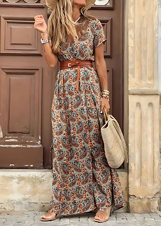Elina | Boho Maxikleid mit elegantem Look