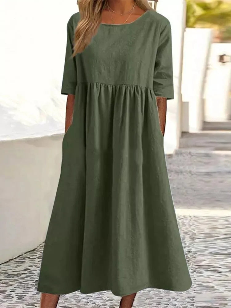 Noralyn | Bequemes Freizeitkleid mit lässigem Stil