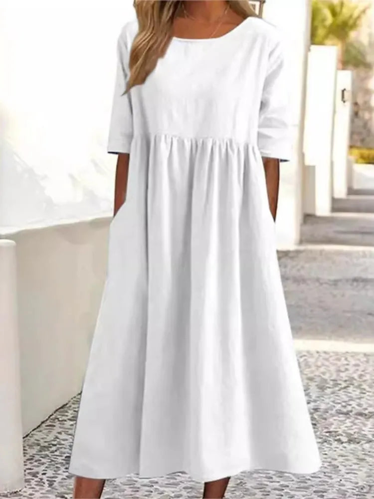 Noralyn | Bequemes Freizeitkleid mit lässigem Stil