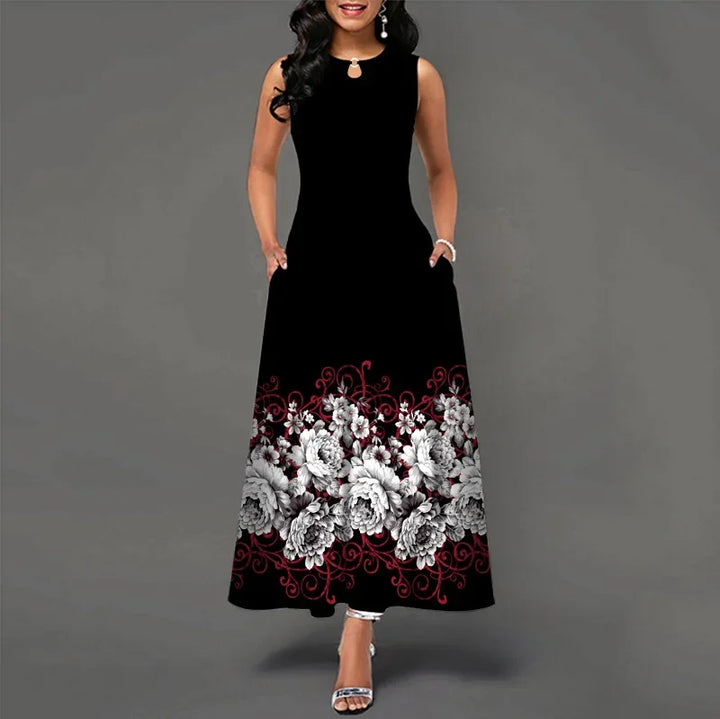 Amara | Kleid mit romantischem Blumendruck