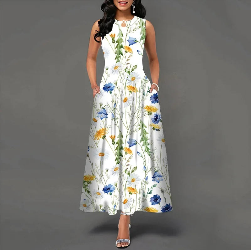 Amara | Kleid mit romantischem Blumendruck
