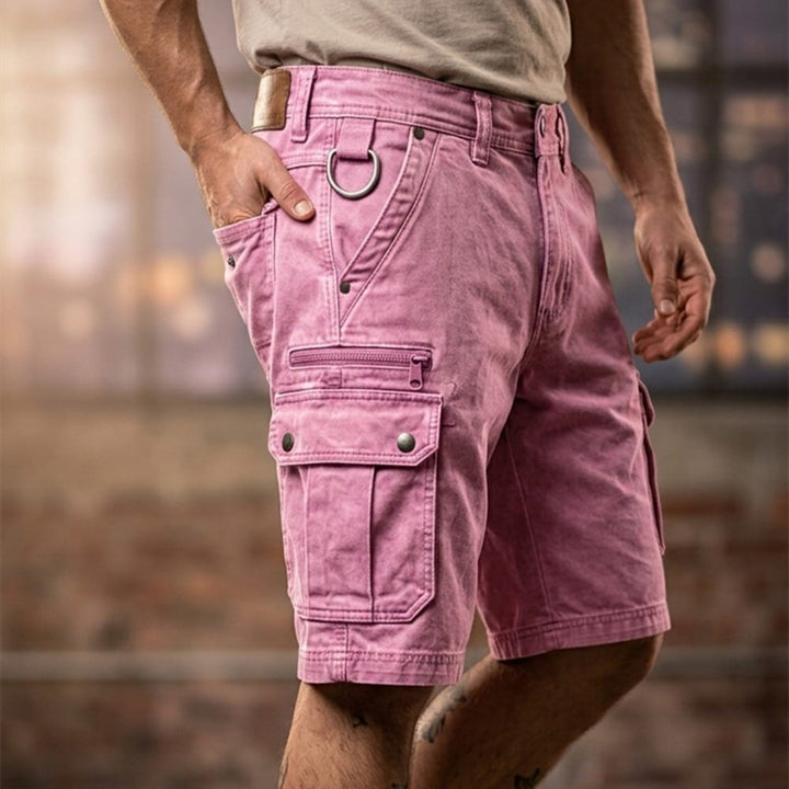 Nico | Denim Cargo Shorts Herren Zeitlos