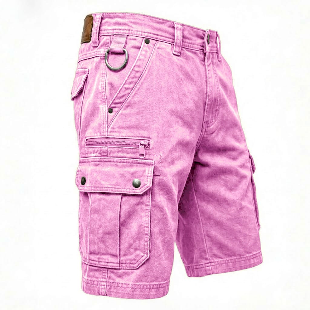 Nico | Denim Cargo Shorts Herren Zeitlos
