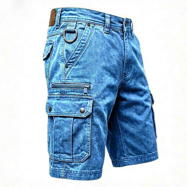 Nico | Denim Cargo Shorts Herren Zeitlos