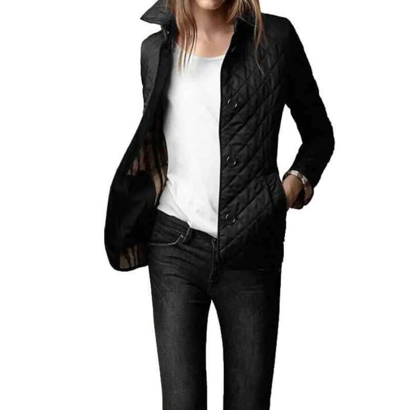 Cheryl  |  Die elegante schlanke Seiden-Baumwoll-Jacke