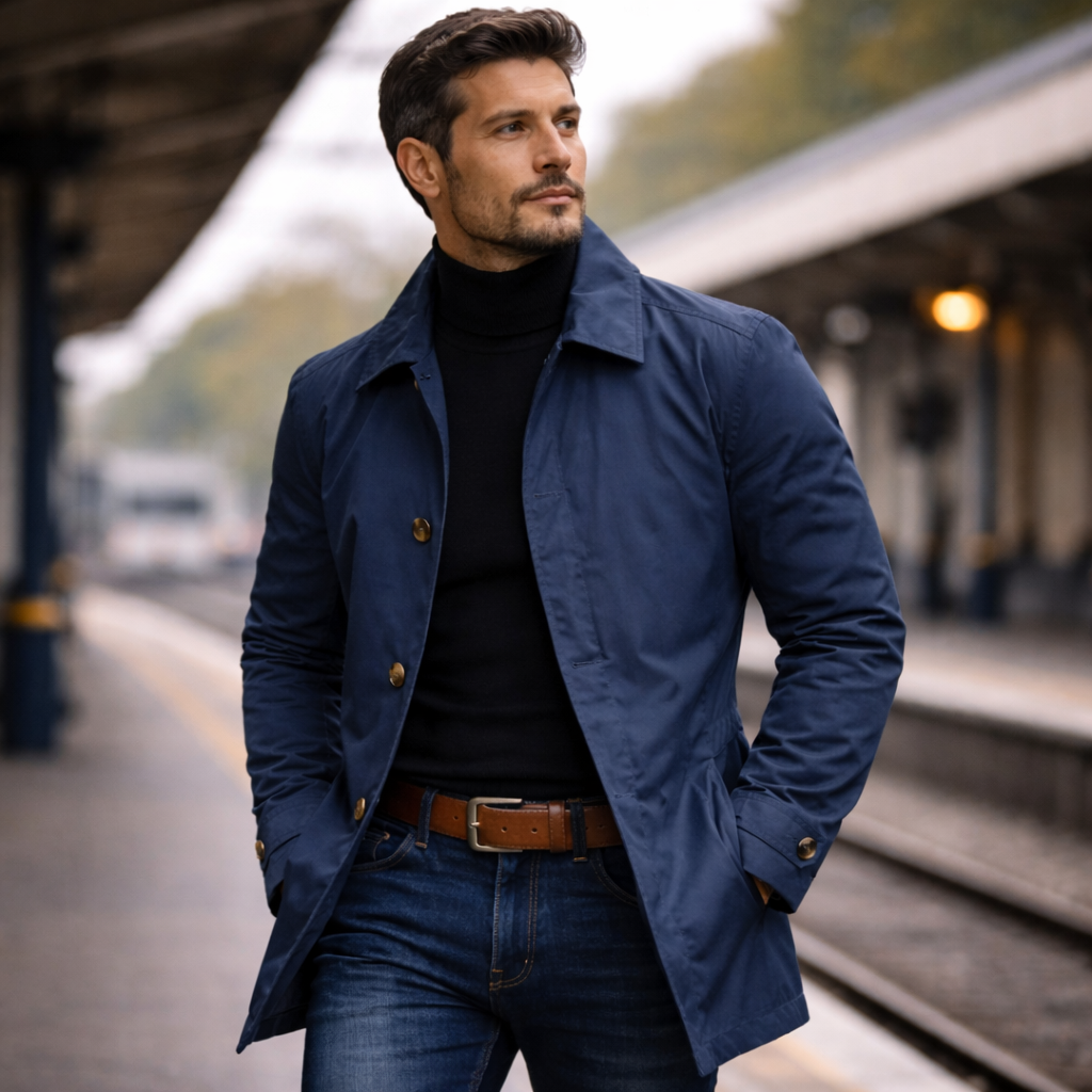 Leon | Eleganter Herrenmantel mit modernem Schnitt