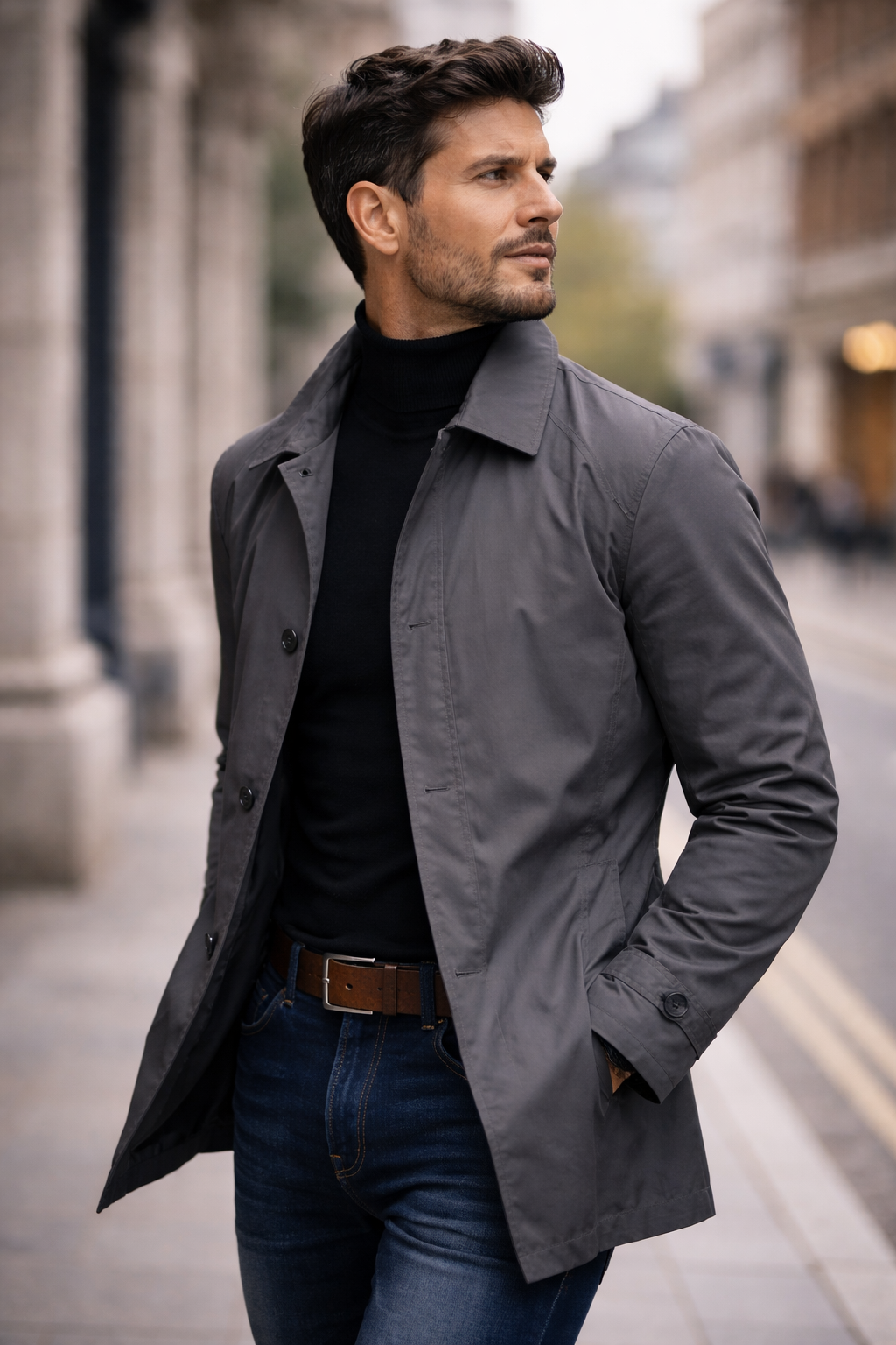 Leon | Eleganter Herrenmantel mit modernem Schnitt