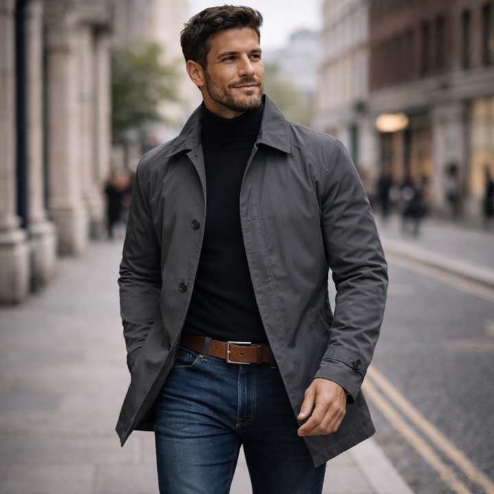 Leon | Eleganter Herrenmantel mit modernem Schnitt