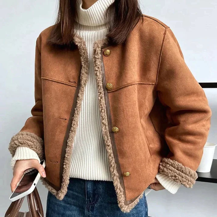 Lilian-Thouram | Jacke Mit Sherpa-Besatz