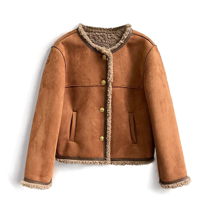 Lilian-Thouram | Jacke Mit Sherpa-Besatz