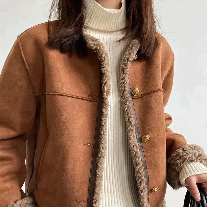 Lilian-Thouram | Jacke Mit Sherpa-Besatz