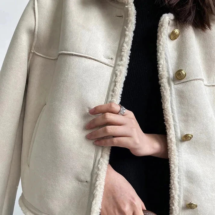 Lilian-Thouram | Jacke Mit Sherpa-Besatz