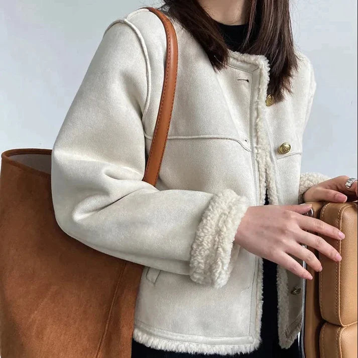 Lilian-Thouram | Jacke Mit Sherpa-Besatz