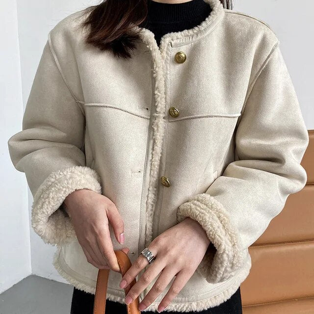 Lilian-Thouram | Jacke Mit Sherpa-Besatz