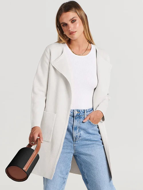 New Style Manteljacke Mit stilvollen Klappen