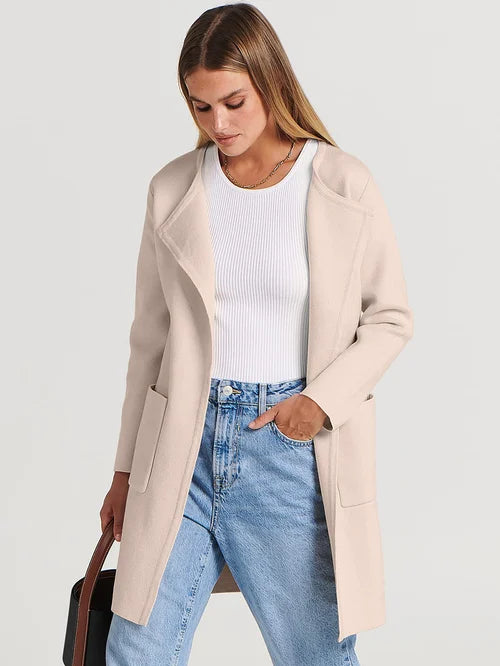 New Style Manteljacke Mit stilvollen Klappen