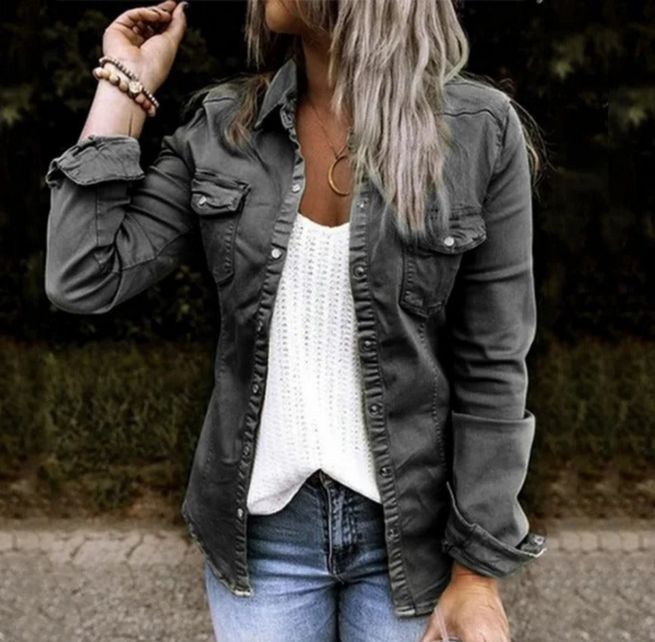 Jasmin | Denim Jacket im Vintage-Stil für jeden modernen Look