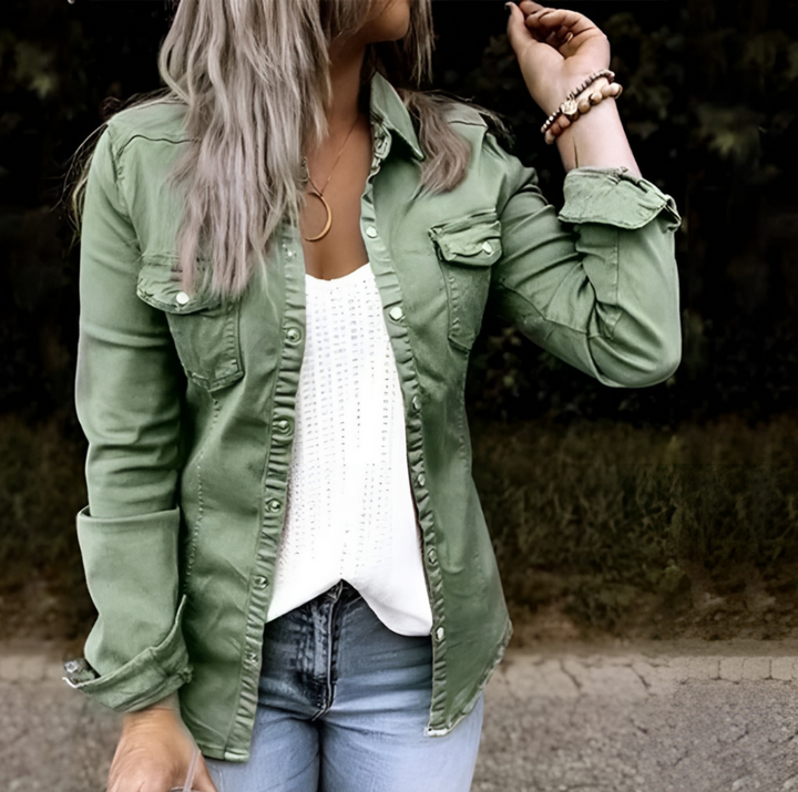 Jasmin | Denim Jacket im Vintage-Stil für jeden modernen Look