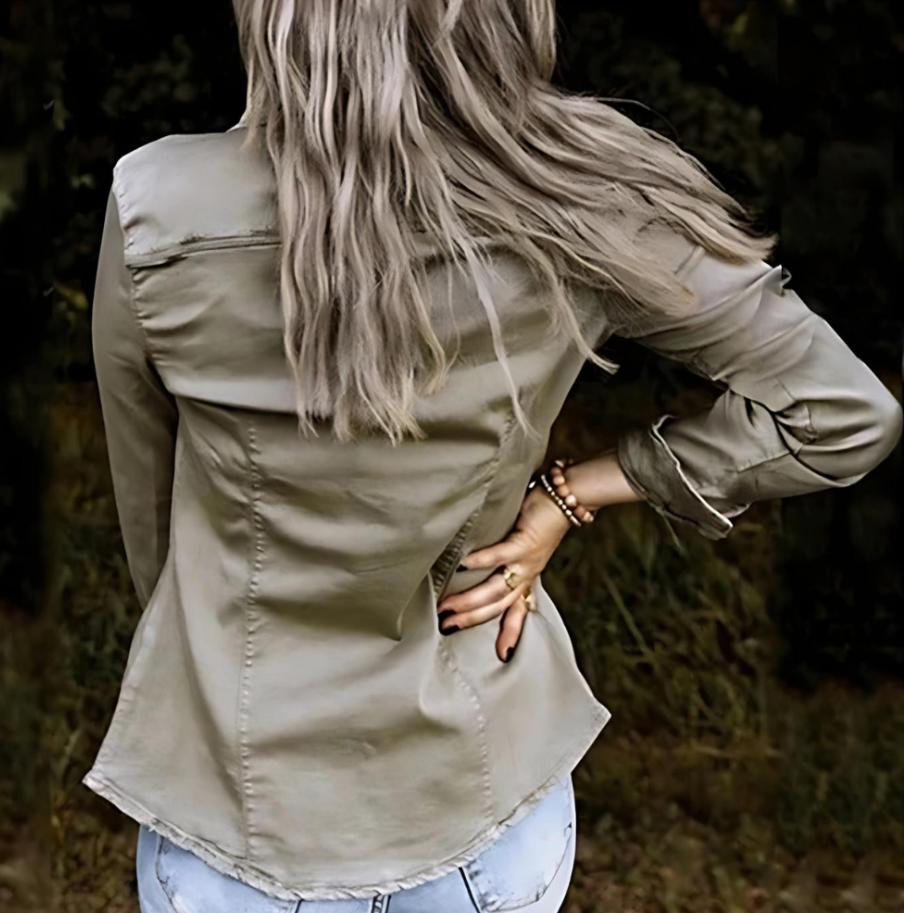 Jasmin | Denim Jacket im Vintage-Stil für jeden modernen Look