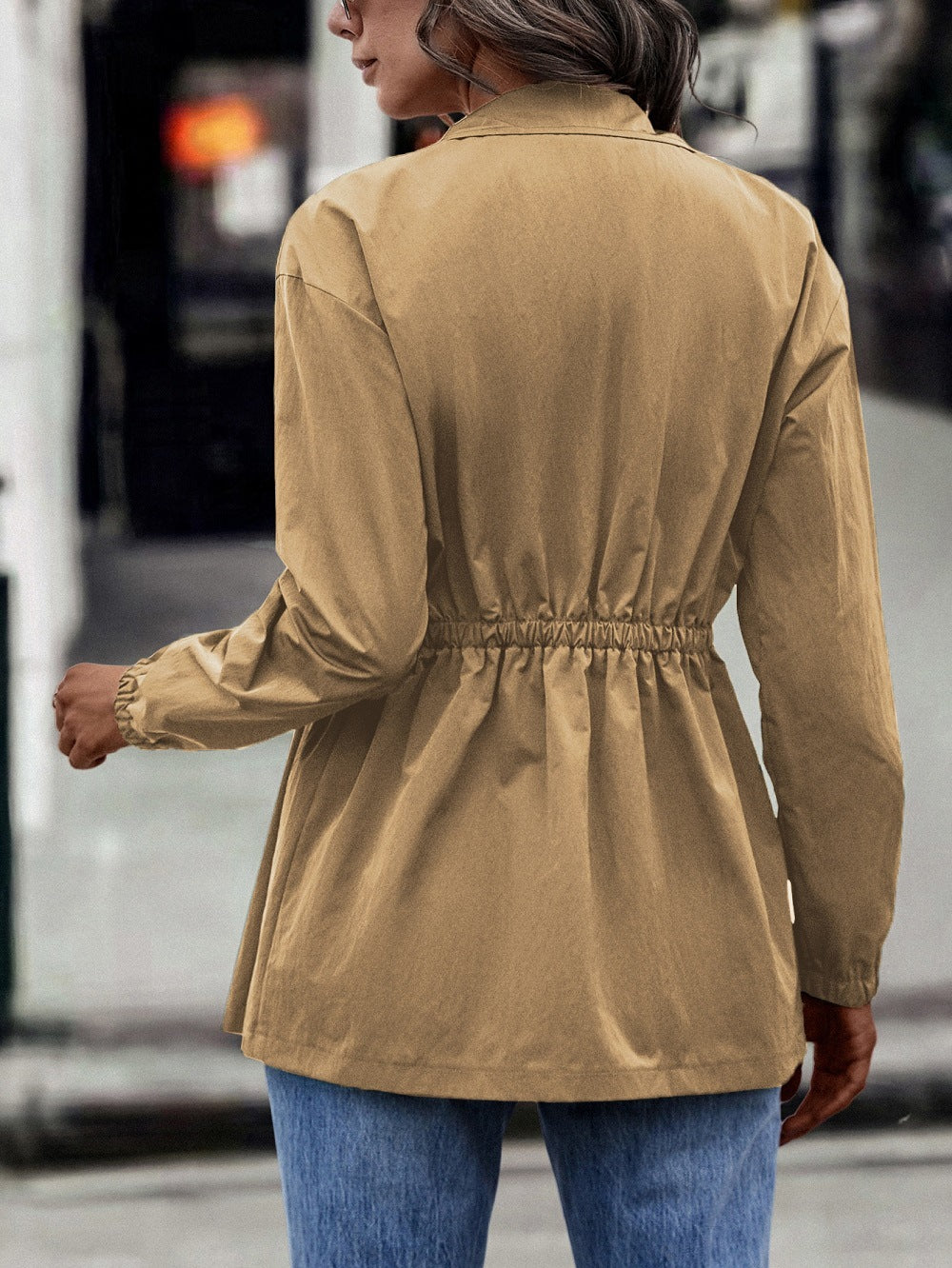 Stria | Winddichte Damenjacke mit mittlerer Länge