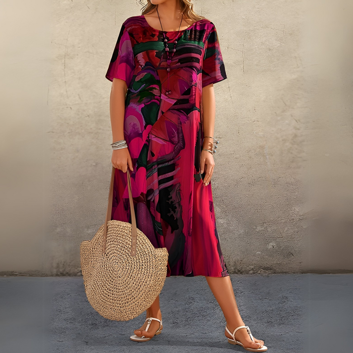 Selina | leichtes florales kleid stil