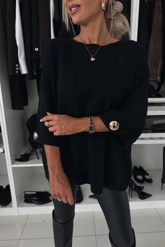 Loraine | Gemütliche Lounge-Bluse mit weicher Baumwollmischung