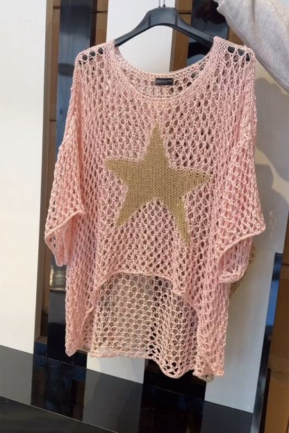 Victoria | Sternenstrickpullover für kuschelige Nächte mit Stil