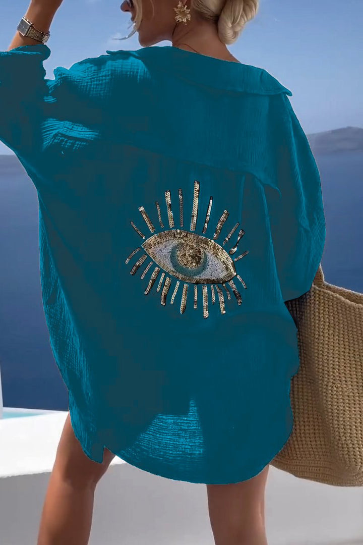 Jecelyn Oversize Bluse für stilvolle Looks mit luftiger Eleganz