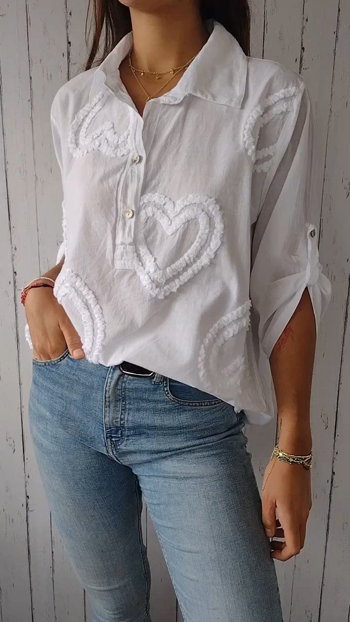 Amour | Zeitlose Leinenbluse für stilvolle Looks