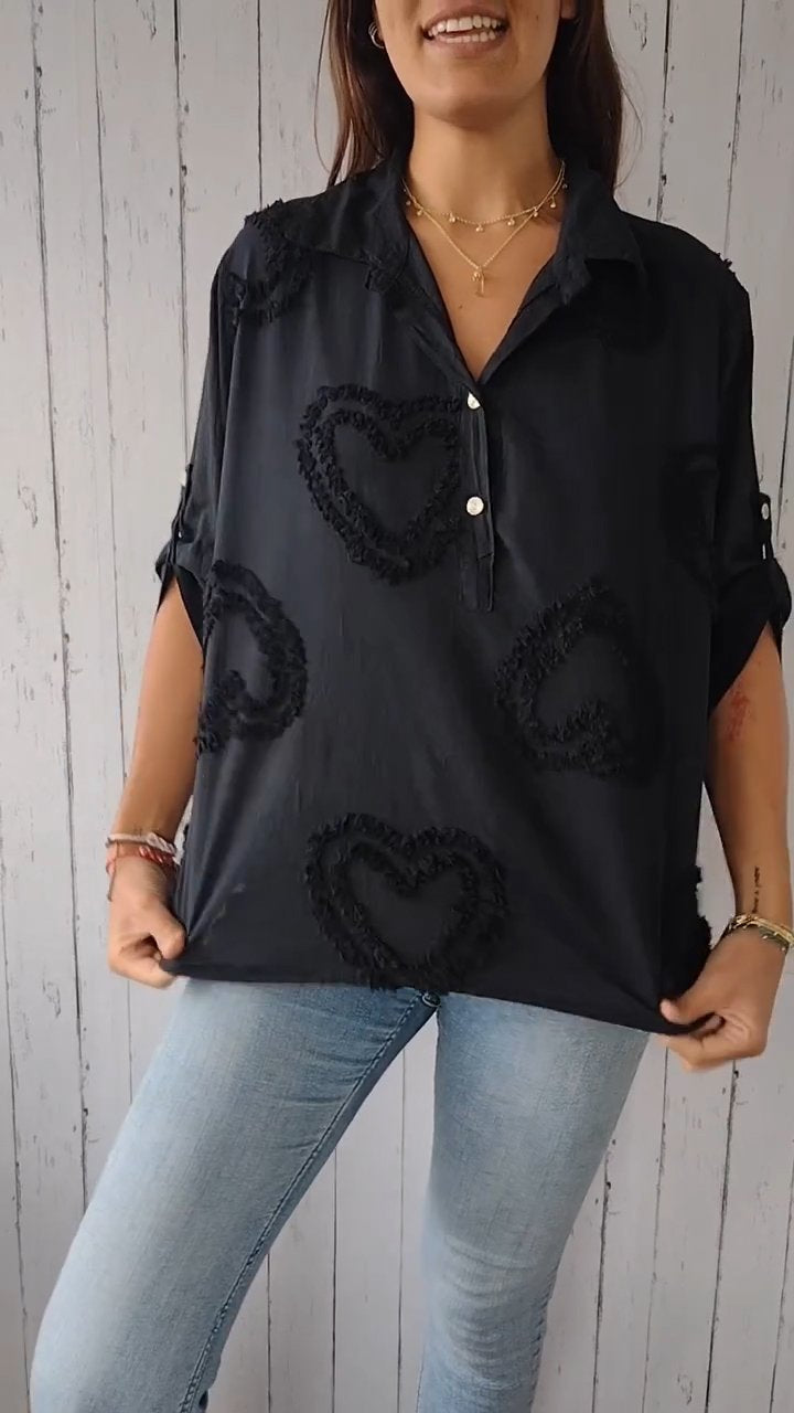 Amour | Zeitlose Leinenbluse für stilvolle Looks