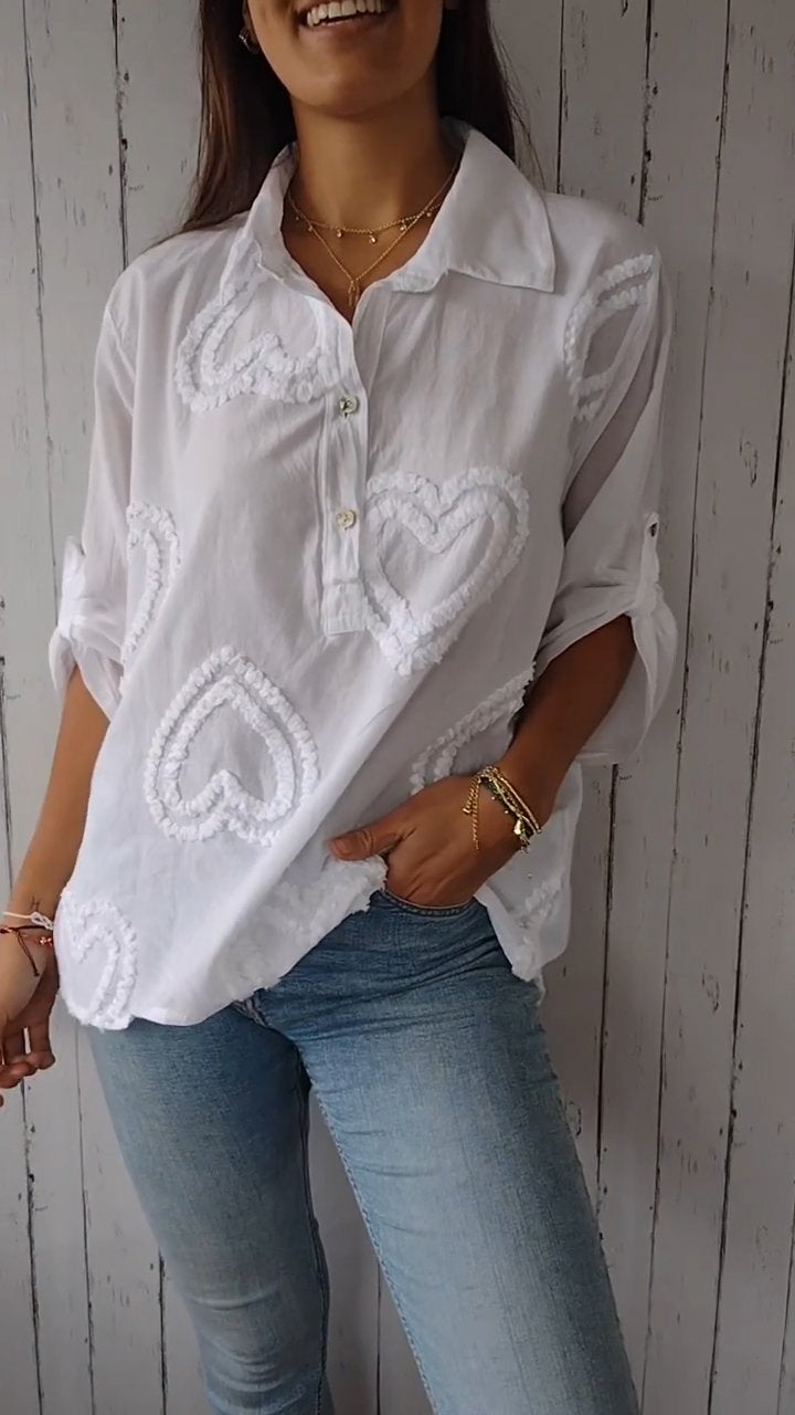 Amour | Zeitlose Leinenbluse für stilvolle Looks