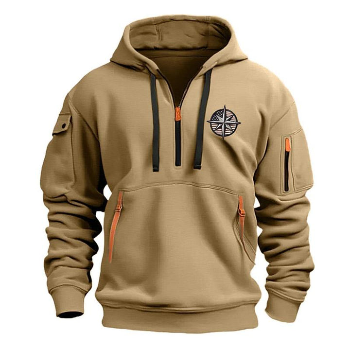 Heath | Bequemer Kapuzenpullover für Herrenfreizeit