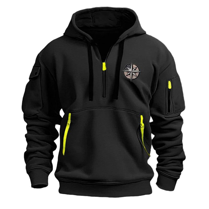 Heath | Bequemer Kapuzenpullover für Herrenfreizeit